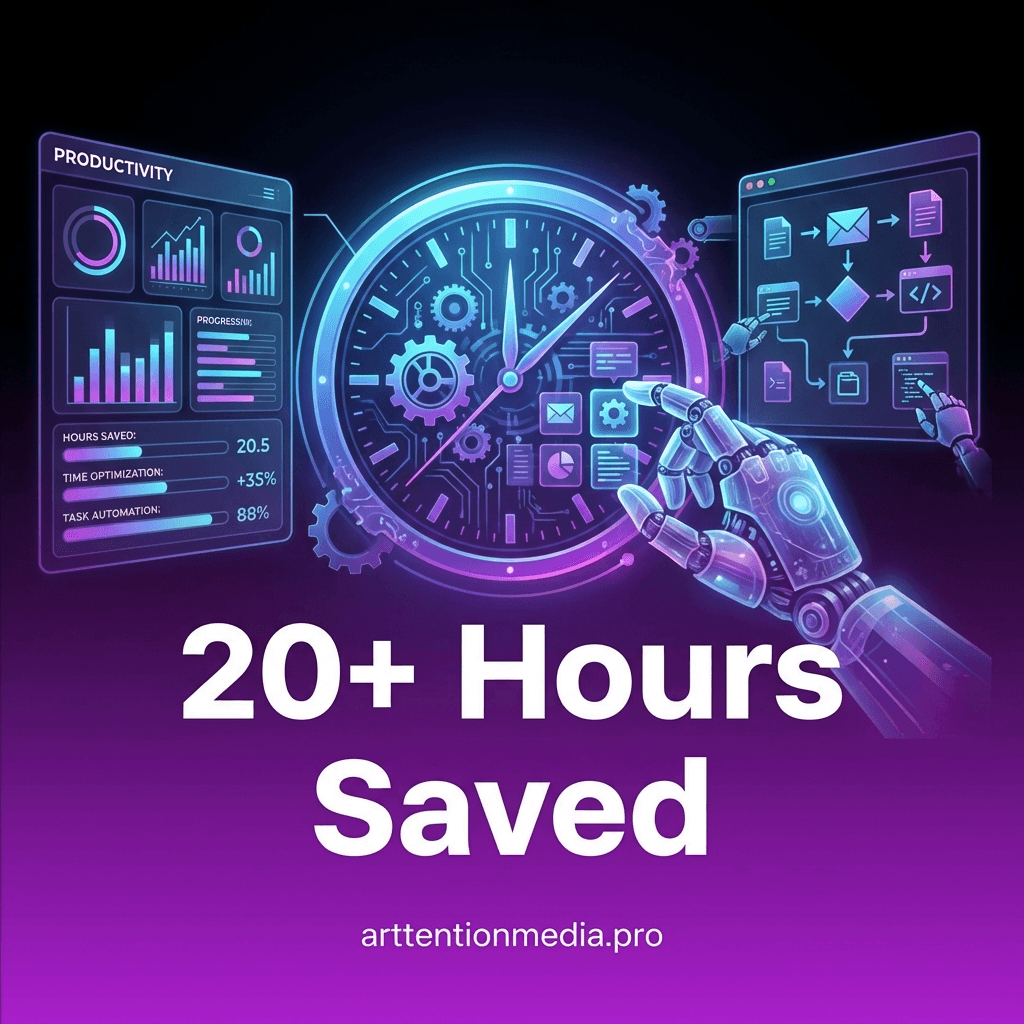 How AI Saves Small Businesses 20+ Hours Per Week — Arttention Media