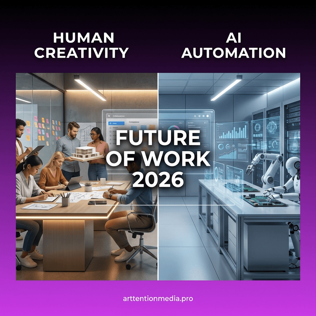 The Future of Work in 2026: How AI Transforms Collaboration — Arttention Media