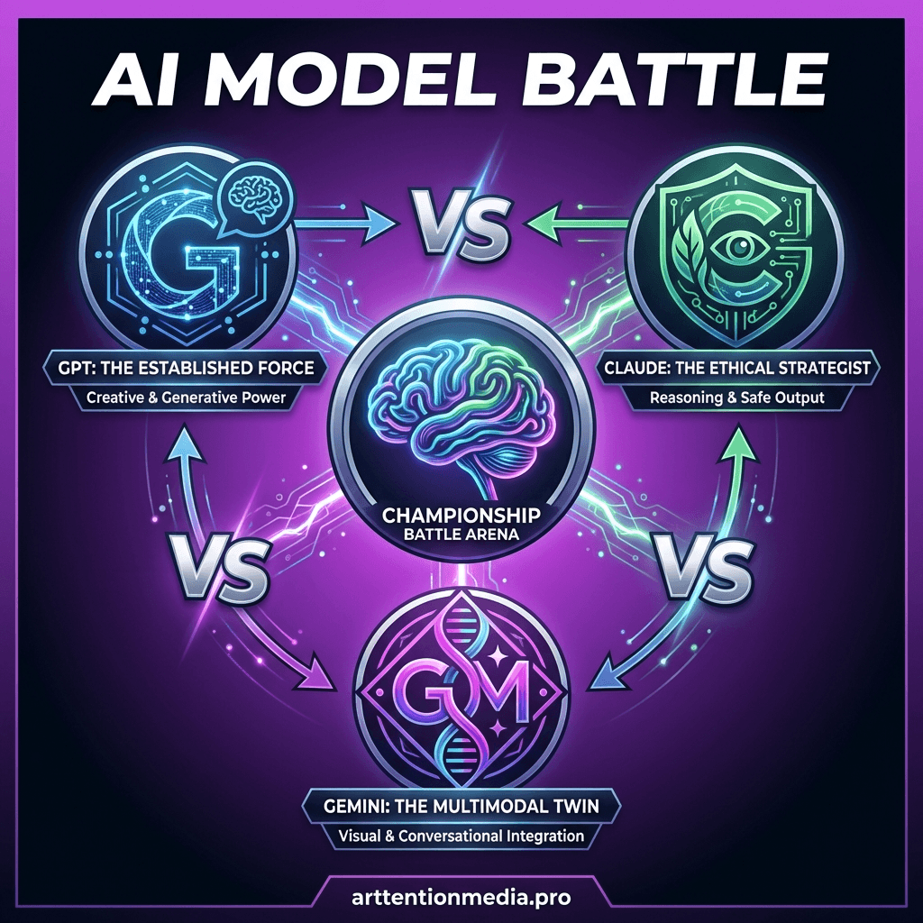GPT vs Claude vs Gemini: Which AI Model Is Best for Business? — Arttention Media