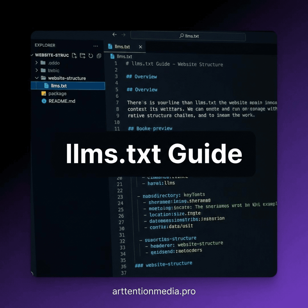 What is llms.txt and Why Every Website Needs One — Arttention Media